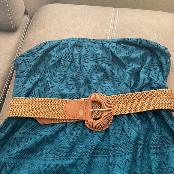 Halter dress. Worn once. - Picture 2 of 3